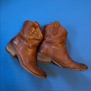 Frye Ankle Brown Leather Boots
